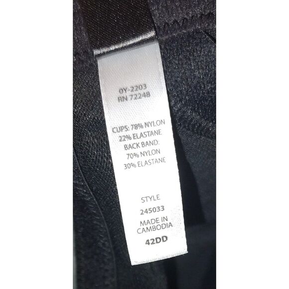 Paramour by Felina Marvelous Side Smoothing T-Shirt Bra 42DD Style 245033 Curvy - Picture 2 of 5